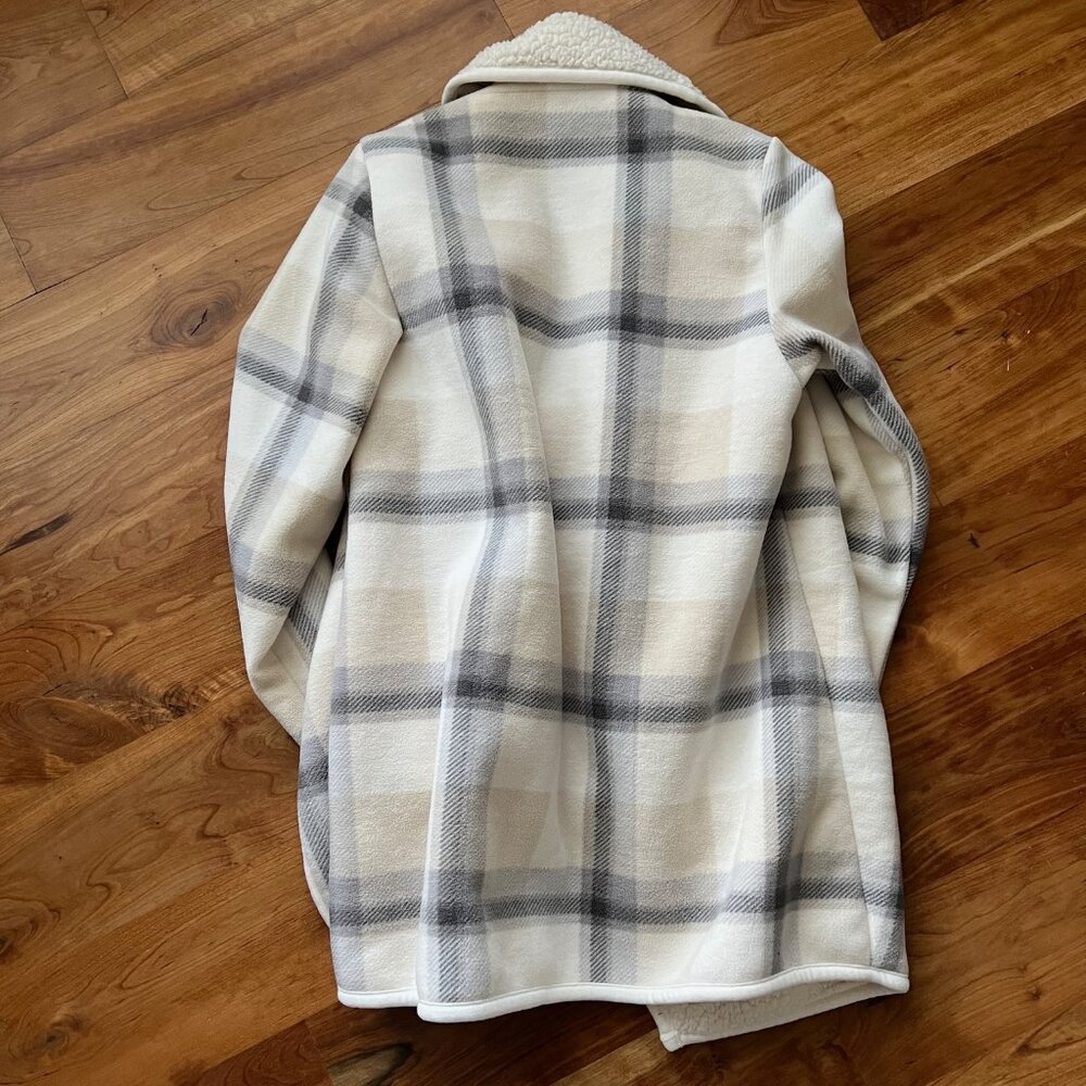 Abercrombie Sherpa Fleece Open Front Cardigan - image 5